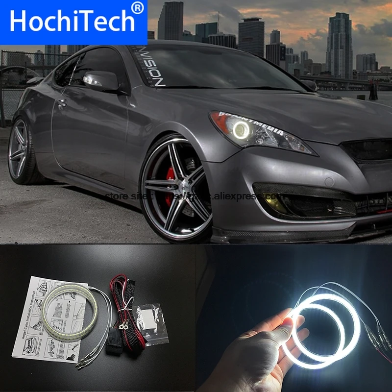 HochiTech ультра яркий SMD белый светодиодный ангельские глазки 2500LM halo ring kit дневной