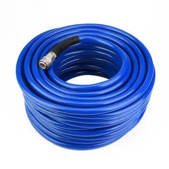

30M Blue Flexible Pneumatic PVC Hose with Quick Connector for Air Compressor Quick Connector