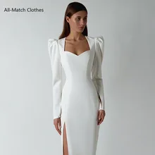 

Summer Sexy Dress White Dress Bodycon Women Midi Party Dress 2021 New Arrival Bodycon Dress Celebrity Evening Club Dress Vintage