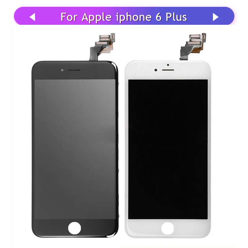 Для Apple iphone 6 Plus + A1522 A1524 A1593 Полный ЖК дисплей полный сенсорный дигитайзер экран