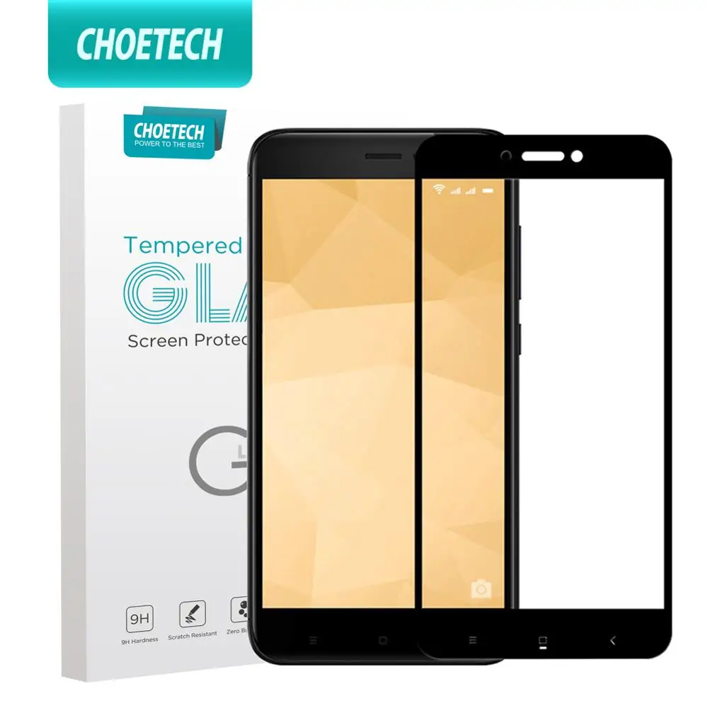 Защитное стекло CHOETECH для Xiaomi Redmi 4X твердость 9H закаленное Red mi Note защитная