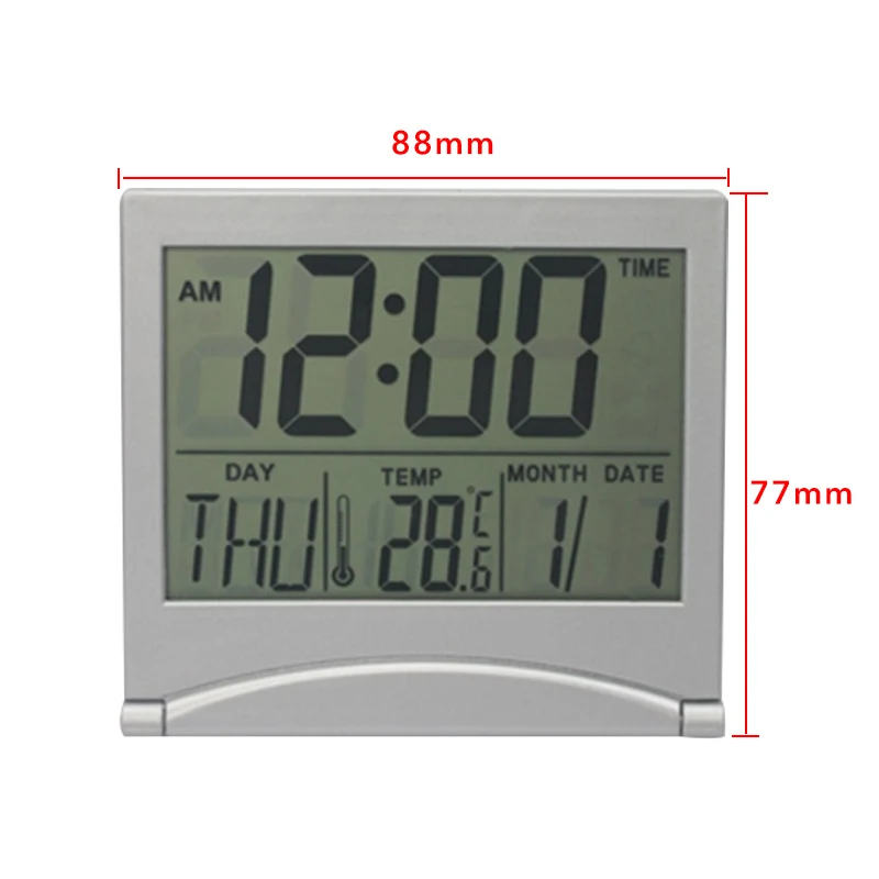 1 шт. светодиодный цифровой проектор часы USB зарядное устройство Повтор проекционный будильник с метеостанцией термометр Дата дисплей - Цвет: small