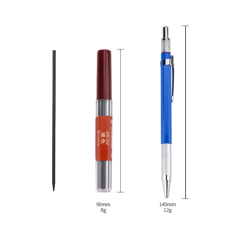 DEDEDEPRAISE Automatic/Mechanical Pencil Refills 2.0mm 36 Colors Replacement Color Pencil Lead Thick Lead/Core/Refill Supplies 5