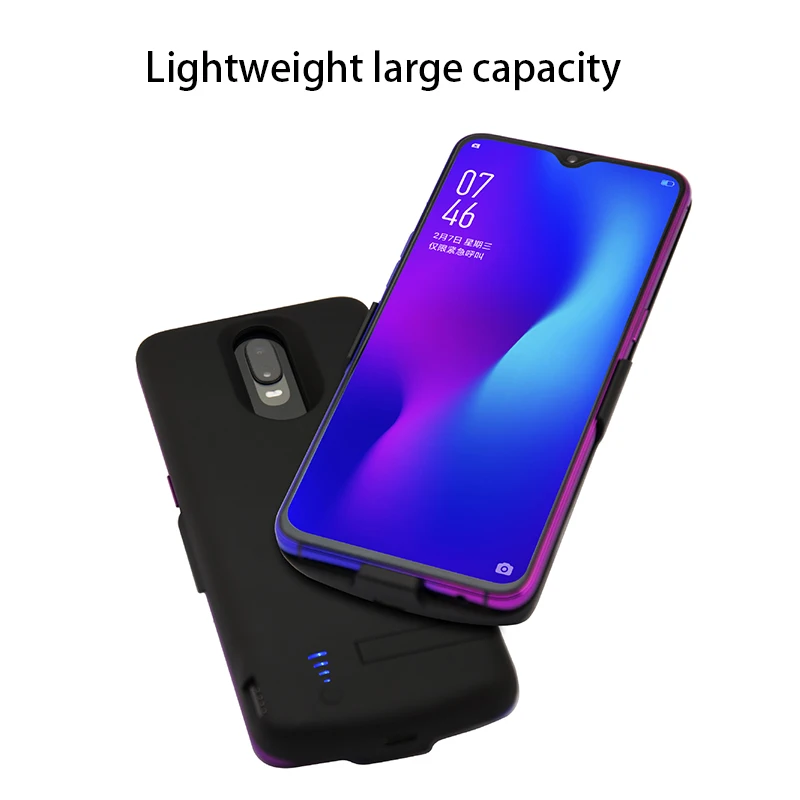 Для Oppo R17 R17 Pro Чехол для зарядного устройства 5000 мАч Внешнее запасное зарядное устройство Внешний аккумулятор чехол для аккумулятора чехол для зарядного устройства