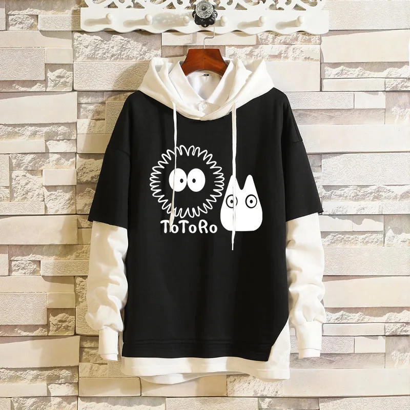 

My Neighbor Totoro Anime Hoodie Pullovers Unisex Long Sleeves Hoodies Sweatshirt Cosplay Costume Male Harajuku Streetwear