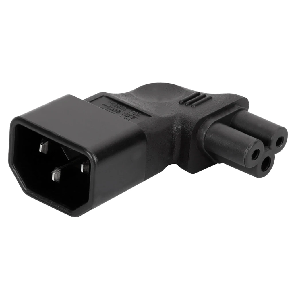IEC320 C14 To IEC 320 C5 Female Clover Power Cord Power Cable Adapter