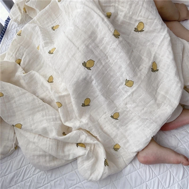 Baby Swaddle Wrap Cotton Muslin Blankets for Newborn Babies Accessories Infant Receiving Blanket Swaddle Soft Gauze Bath Towel - 4