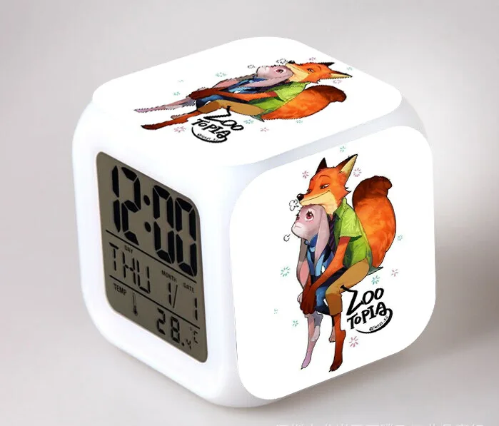 Безумный город животных кукла игрушка Zootopia многофункциональный цвет красочные меняющиеся игрушки Детская игрушка сигнализация