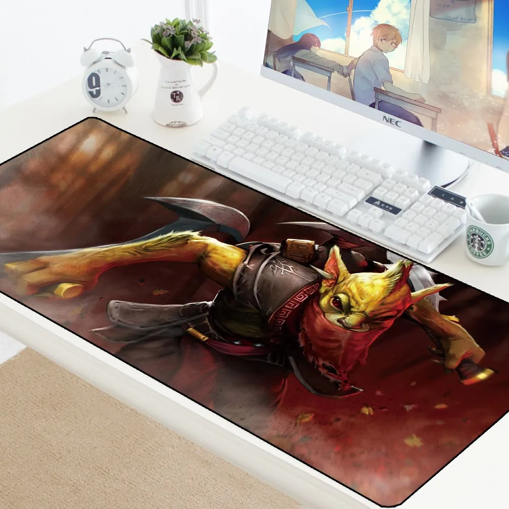 Dota 2 Mouse Pad Computer Mousepad Mat Rubber PC Laptop Gamer Desk Pad Protector Locking Edge Large