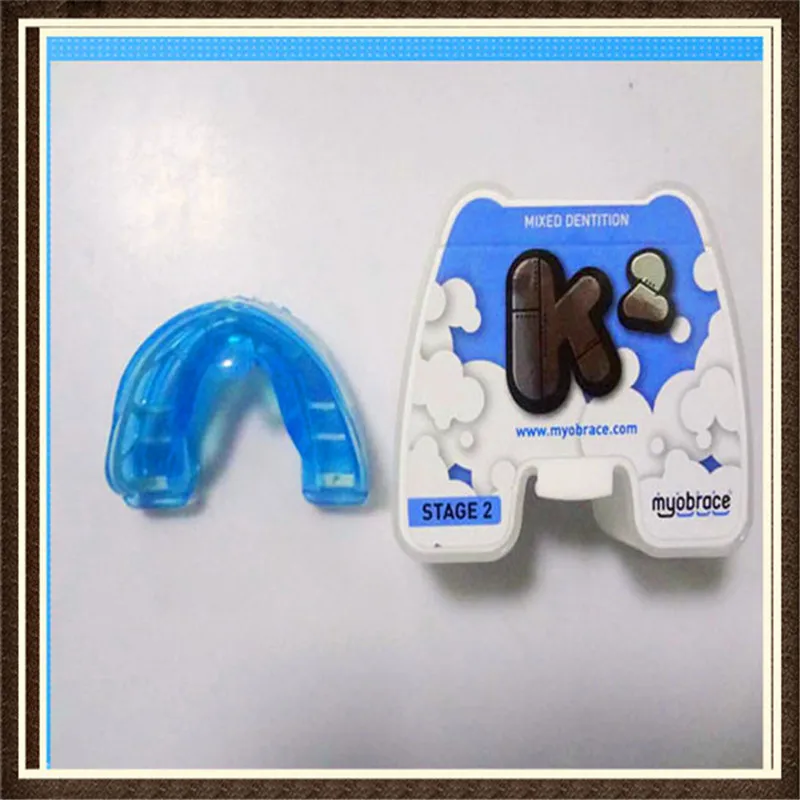 

Teeth Trainer appliance K2 Blue/Myobrace Teeth Trainer K2/Dental Orthodontic teeth trainer K2 Blue
