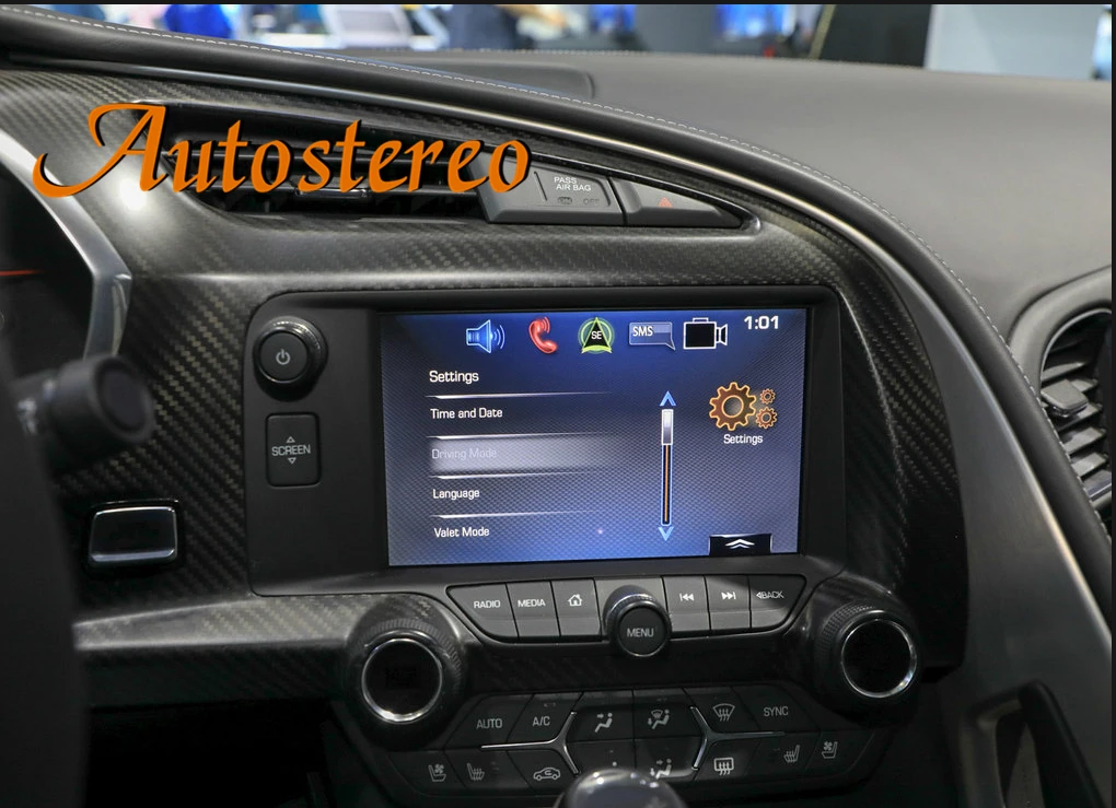 Android 13 For Chevrolet Corvette C7 Stingray 2013-2020 Multimedia Player Car GP