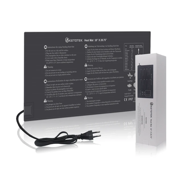 Eu Egyesült Királyság Usa Dugó Palánták Fűtés Szőnyeg Vízálló Meleg Párnák Növényi Vetőmag Csírázási Szaporodás Klónindító Pad