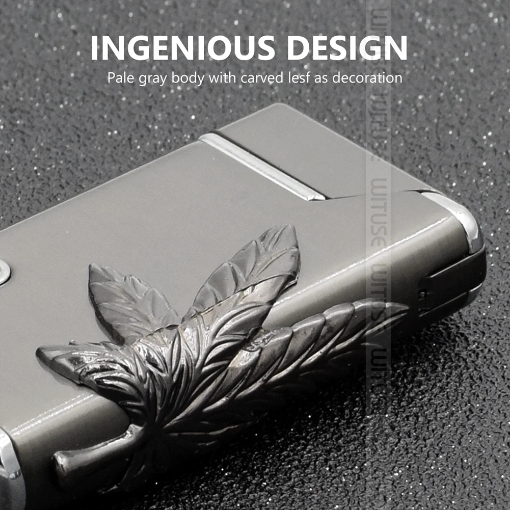 New Refillable Torch Turbine Metal Lighter Jet Butane Fire Cigar gas Lighter Cigarette Butane Windproof Lighters With LED Light