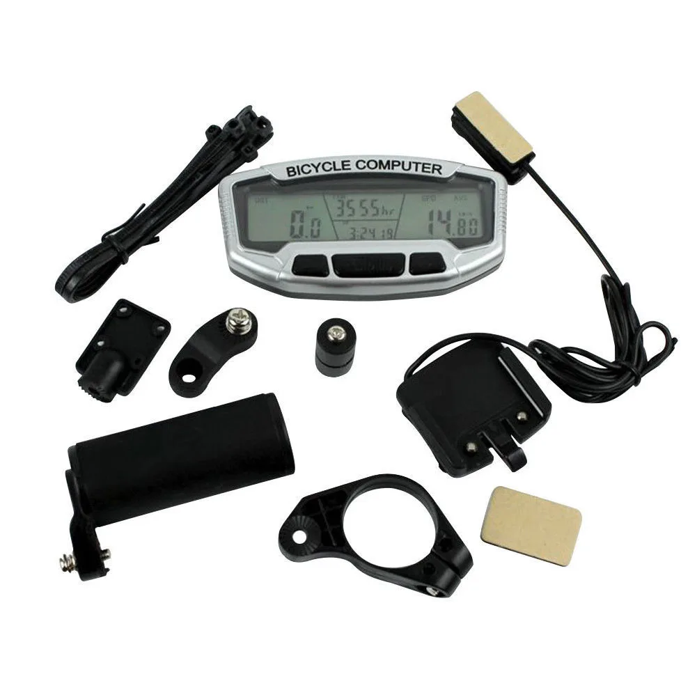 Инструмент большой экран цифровой практичный Секундомер Велосипедный Спидометр