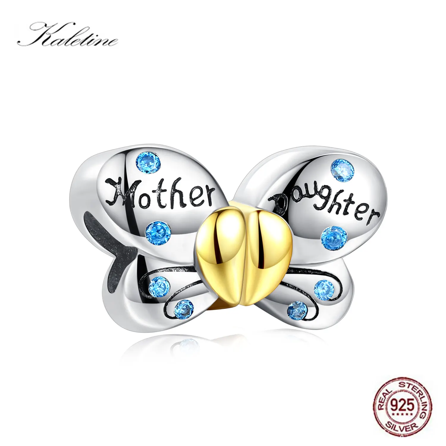 

Новейшие эмалевые подвески из стерлингового серебра 925 пробы с буквами-бабочками для мамы и дочери, Подвески для изготовления ювелирных изделий, подвеска для браслета