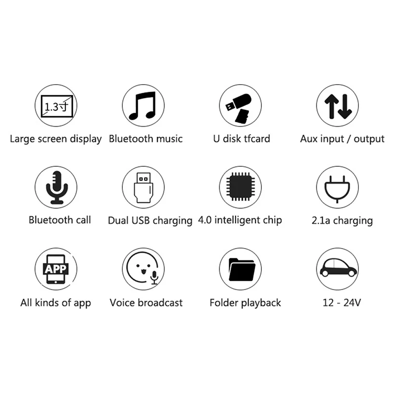 BT06 Bluetooth автомобильный комплект Handsfree FM передатчик светодиодный экран D карта памяти