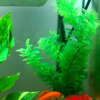 

Artificial Aquatic Plants Vivid Simulation Plant Creature Aquarium Landscape - Home Decor Plastic Assorted Color - 10Pcs