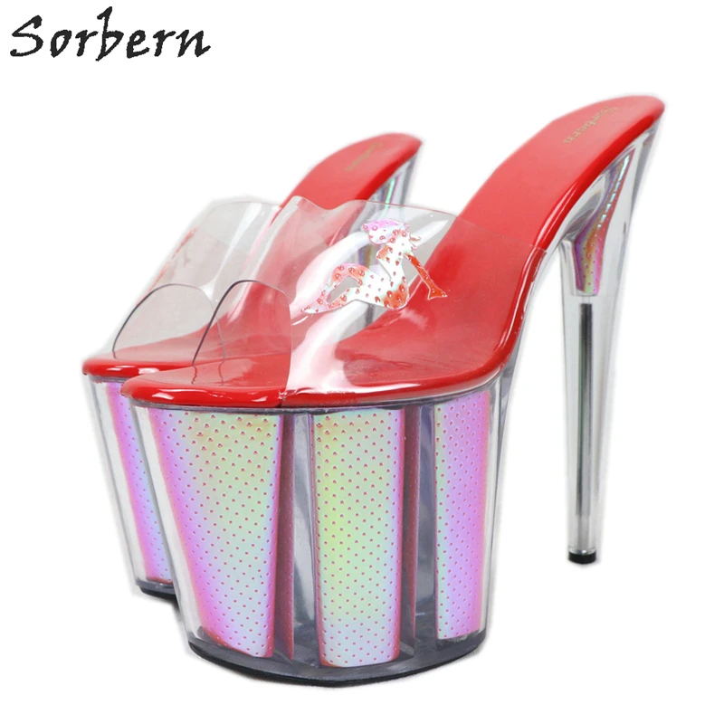 holographic perspex heels