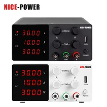 Laboratório ajustável dc fonte de alimentação 30v 10a led banco de laboratório digital fonte de alimentação estabilizada encontrar regulador de tensão diy
