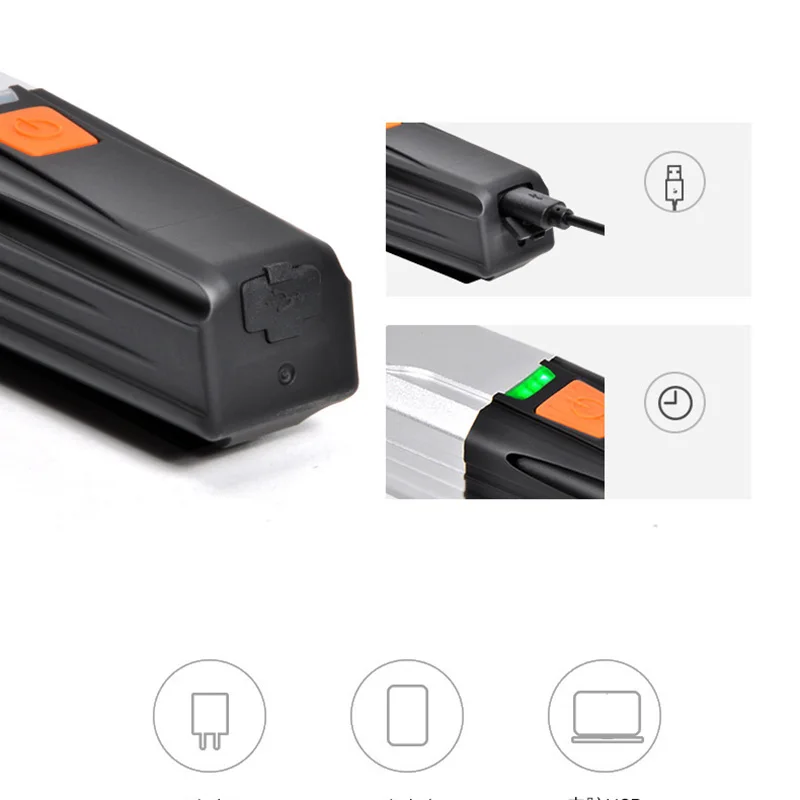 Велосипедная фара для велосипеда, горная зарядка через usb, передний держатель, инструкция по эксплуатации, интегрированный алюминиевый сплав