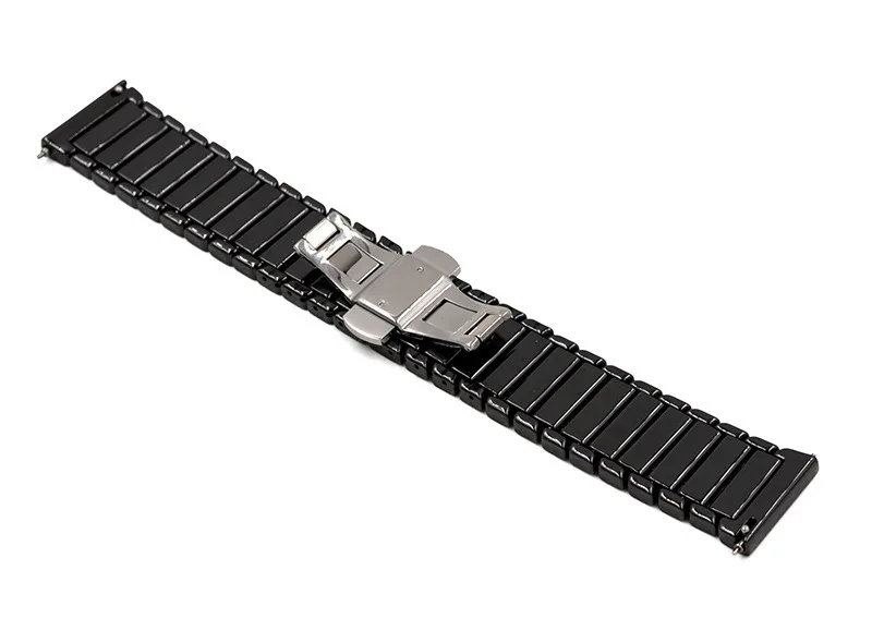 Сменный ремешок для наручных часов для Huami AMAZFIT 1/2/2 s металлическая бабочка туфли с ремешком и пряжкой Керамика бамбуковый ремешок для часов 22 мм 1SH