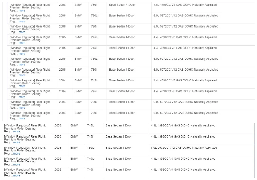 BMW E65 E66 E67 745 750 760 i Li  For Alpina B7 (3)