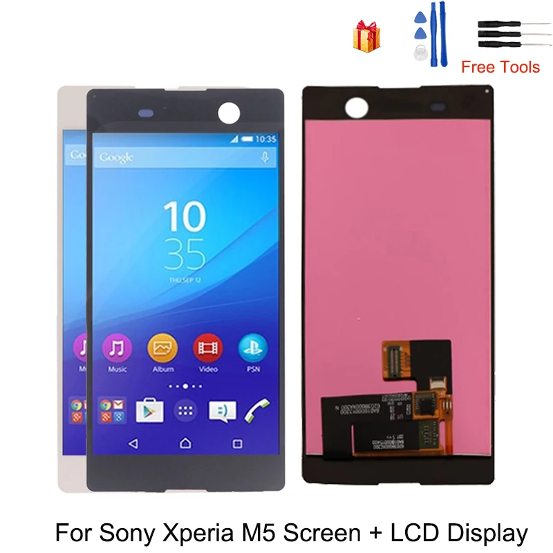 Для Sony Xperia M5 ЖК-дисплей + сенсорный экран дигитайзер сборка для E5603 E560 ЖК Замена