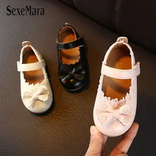 Дизайн, Весенняя кожаная обувь для девочек, обувь с цветами для девочек, детские сандалии для малышей, вечерние туфли для девочек C11223