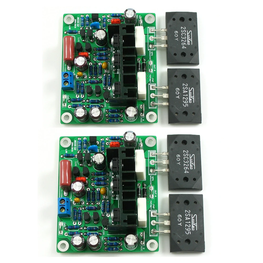 Amplificadora de Potência de Canal 100w + 100w Placas Peças Mx50 se Faça Você Mesmo Kits - Placa Finalizada 2sa1295 2sc3264 Duplo um Par 2 - Image 4