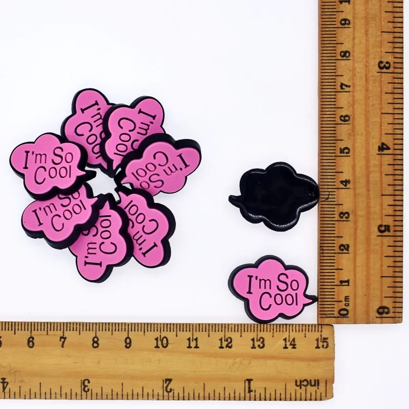 8 10 шт. различные цвета в форме облаков фраза I'm So Cool DIY Flatback мягкий орнамент подходит для клея или шитья на брюках/одежде - Цвет: 8
