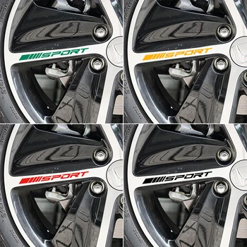 

4pcs Car Rims Wheel hub reflective decorative Stickers For Daihatsu D-base D-R PICO car Vinyl DIY Decals AUTO Accessories