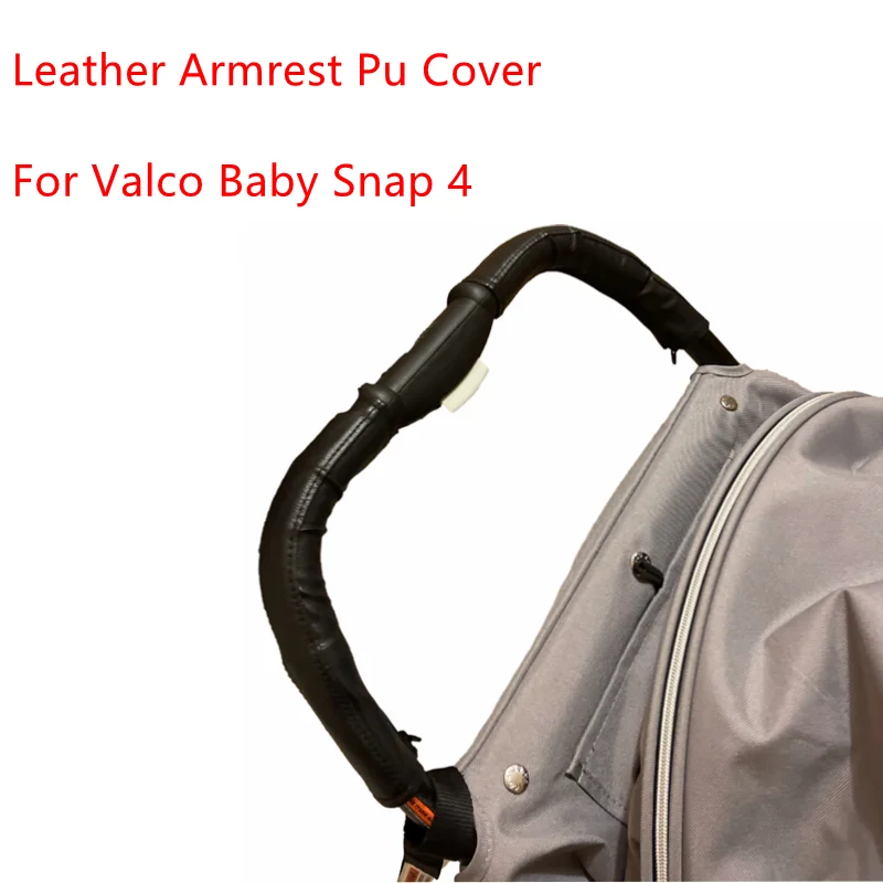 3 Pcs Leather Handle Covers Compatible with Valco Baby Snap 4 Stroller Pram Bar Sleeve Case Armrest Cover Stroller Accessories baby stroller accessories bassinet