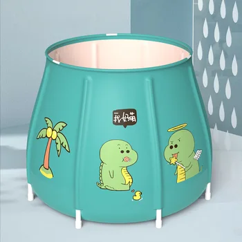 

PVC Soaking Feet Portable Sauna Foot Soak Folding Home Adults Folded Inflatable Bath Bucket Bath Barrel Folding Bath Barrel