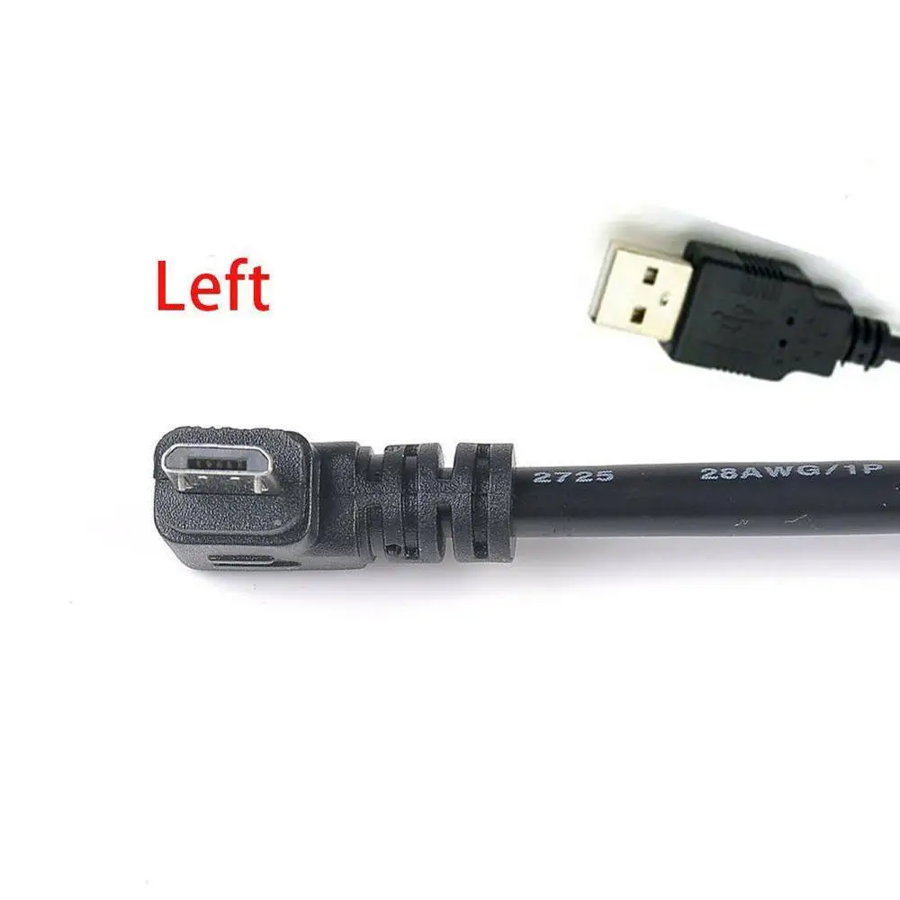 USB 2.0 Charger Cable To Micro USB Male 90 Degree Right & Left & Up & Down Angled Data Charging Cable USB 2.0 Charger Cable To Micro USB Male 90 Degree Right & Left & Up & Down Angled Data Charging Cable