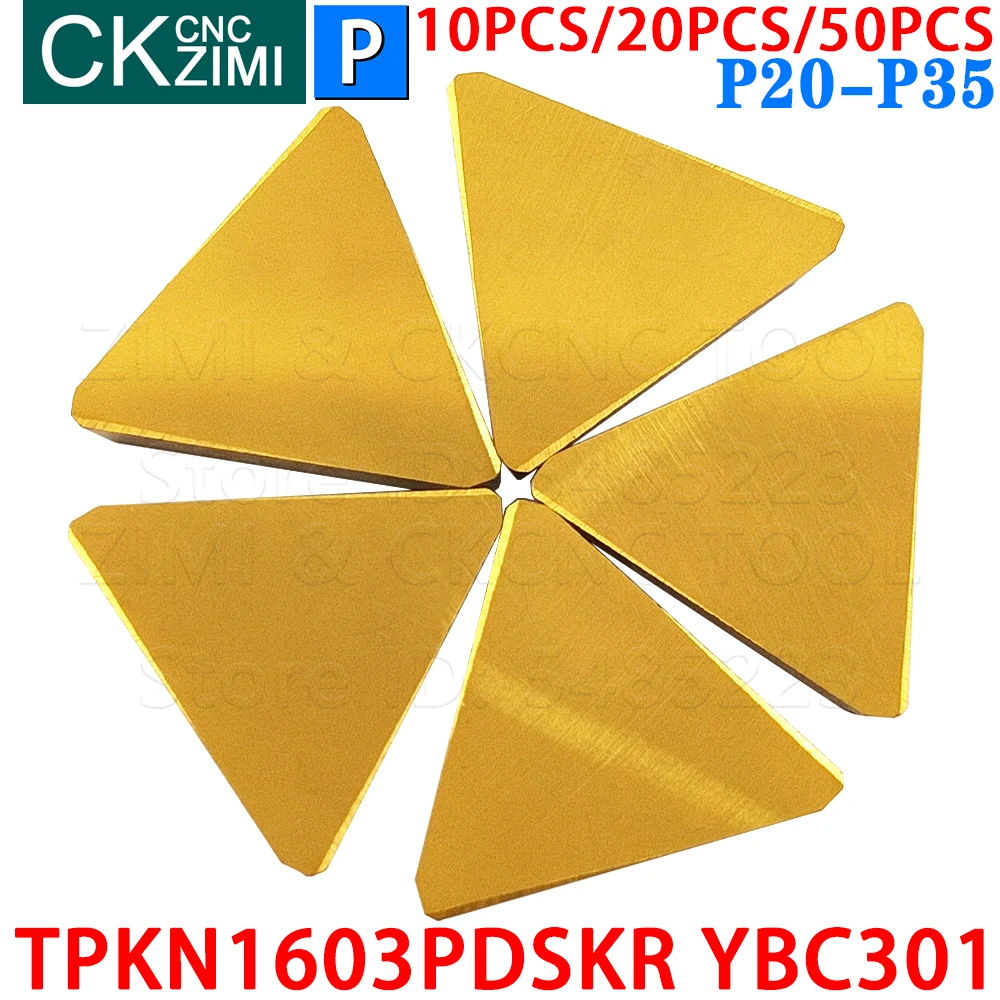 TPKN1603PDSKR YBC301 TPKN 1603 PDSKR carbide inserts milling tool CNC Indexable Cutting Turning cutter lathe Tool | Инструменты