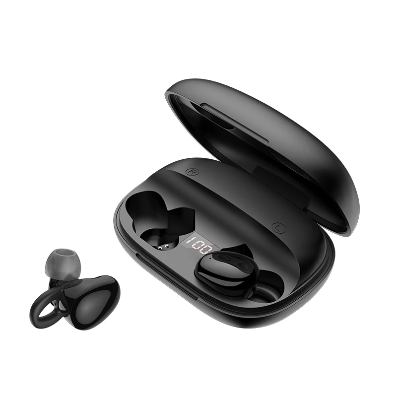 Black Joyroom TWS беспроводные Bluetooth наушники беспроводные наушники Handsfree Blutooth 5,0 спортивные наушники с двойным микрофоном для Xiaomi samsung - Цвет: Black