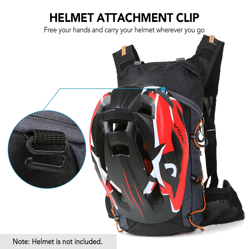 Foldable Cycling Backpack Waterproof Bike Bicycle Bag Riding Hydration Backpack with 2L Water Bladder Sports Water Pack Bags
