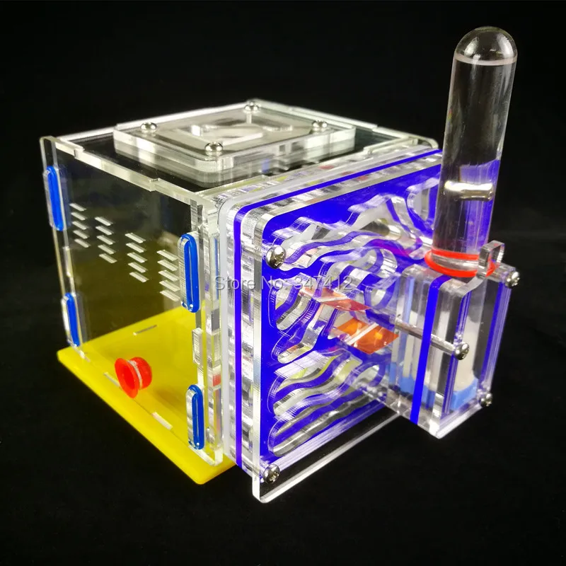 Acrylic Ant Workshop Nest Breathable Feeding Area Insect Reptile Farm Living House Feeding Nest 2nd Floor 9X9.5X8.5cm