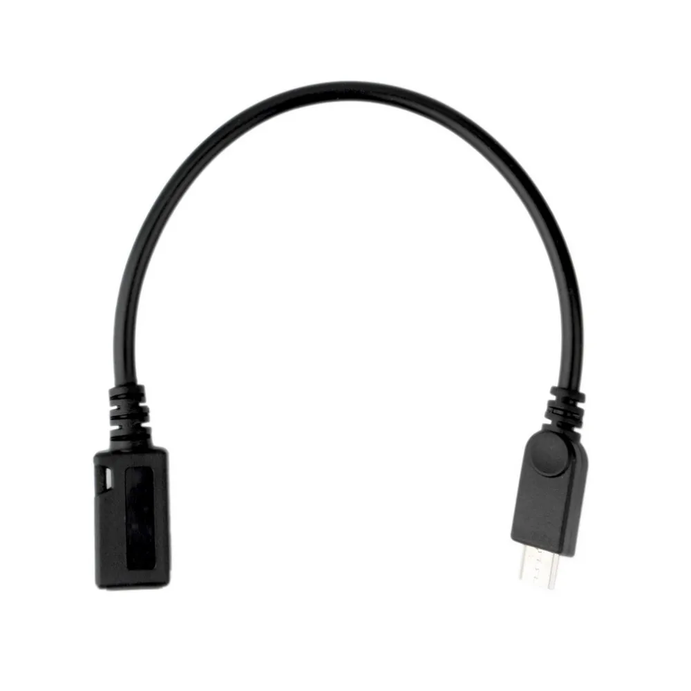 High Quality 1pcs Plug& Play 480Mbps 15cm USB B Micro USB Male Female M/F Extension Charging Cable Cord Wire Converter Adapter