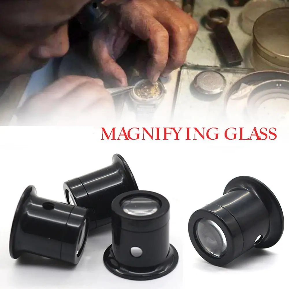 

1pc Optical Glass Lens Kits Repair Plastic Loupe Jewelry Eye Watch Magnifier Tool Monocular