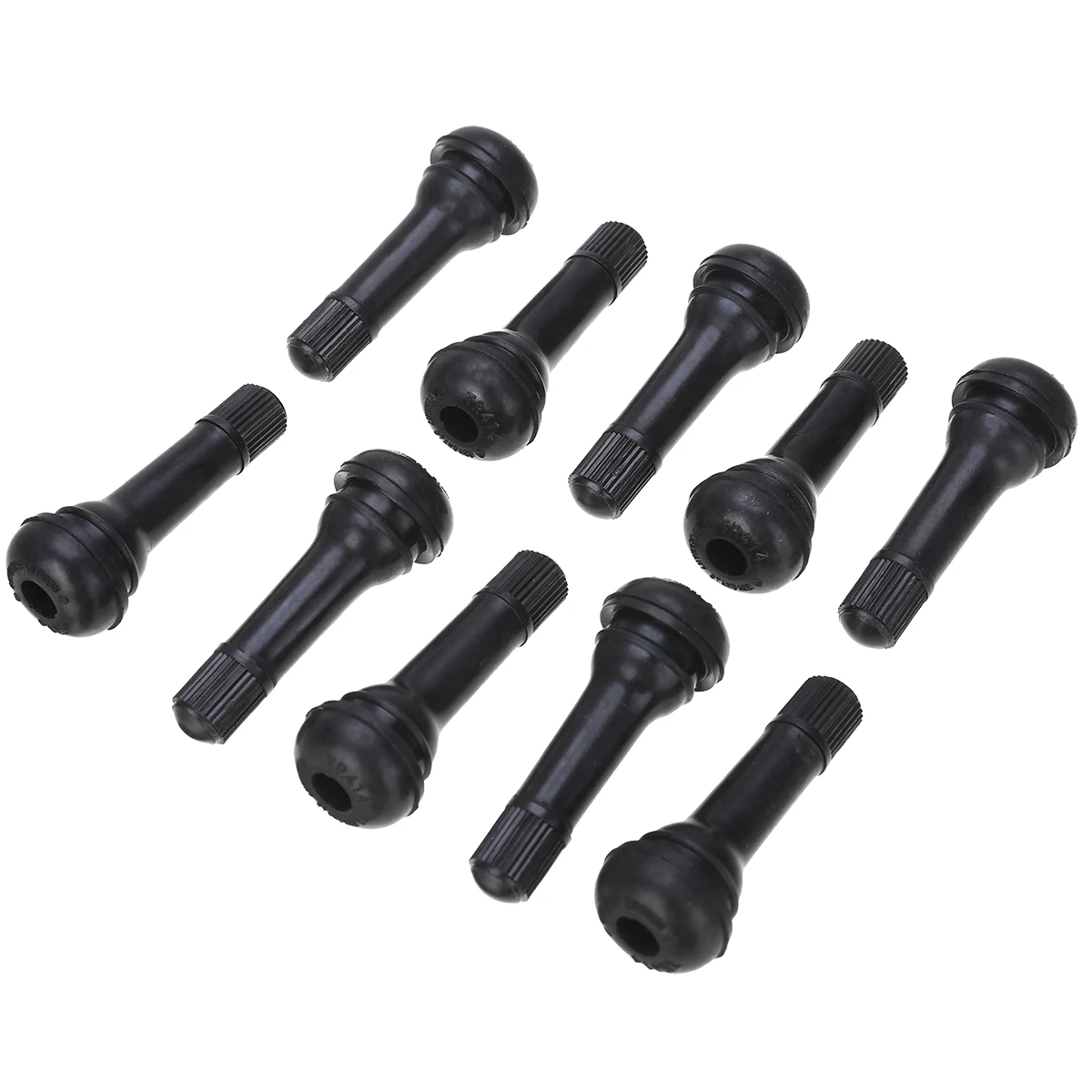 

4pcs Black Rubber TR414 Snap-in Car Wheel Tyre Tubeless Tire Tyre Valve Stems Dust Caps Wheels Tires Parts Car Accessories