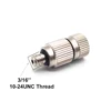 10 Pcs High Pressure 3/16" Male Thread Misting Nozzles Ceramic Head Anti Drip Fog Sprayers Mist Cooling Sprinklers Head 3