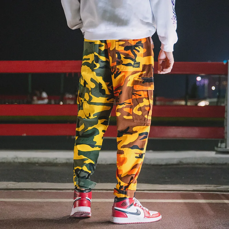 

2020 Spring Main Push Large Size Night View Camouflage Mixed Colors Casual Harem Pants M-5x Hk70-p6