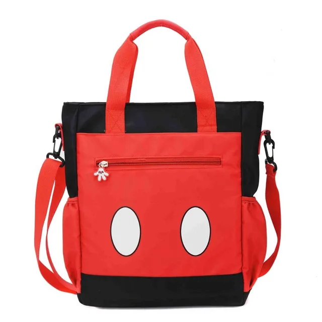 Disney Микки Маус родитель-ребенок мультфильм нейлон большой емкости леди сумка через плечо Новая Большая женская сумка - Цвет: 1