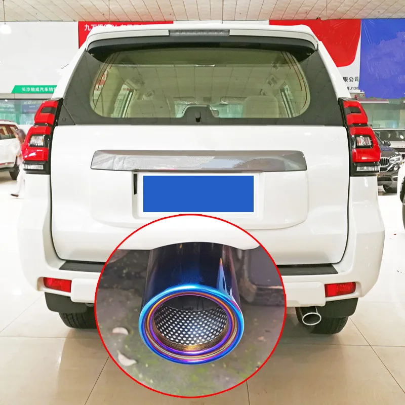 Нержавеющая сталь автомобильный глушитель выхлопных газов для Toyota Land Cruiser Prado 2010 2011 2012 2013