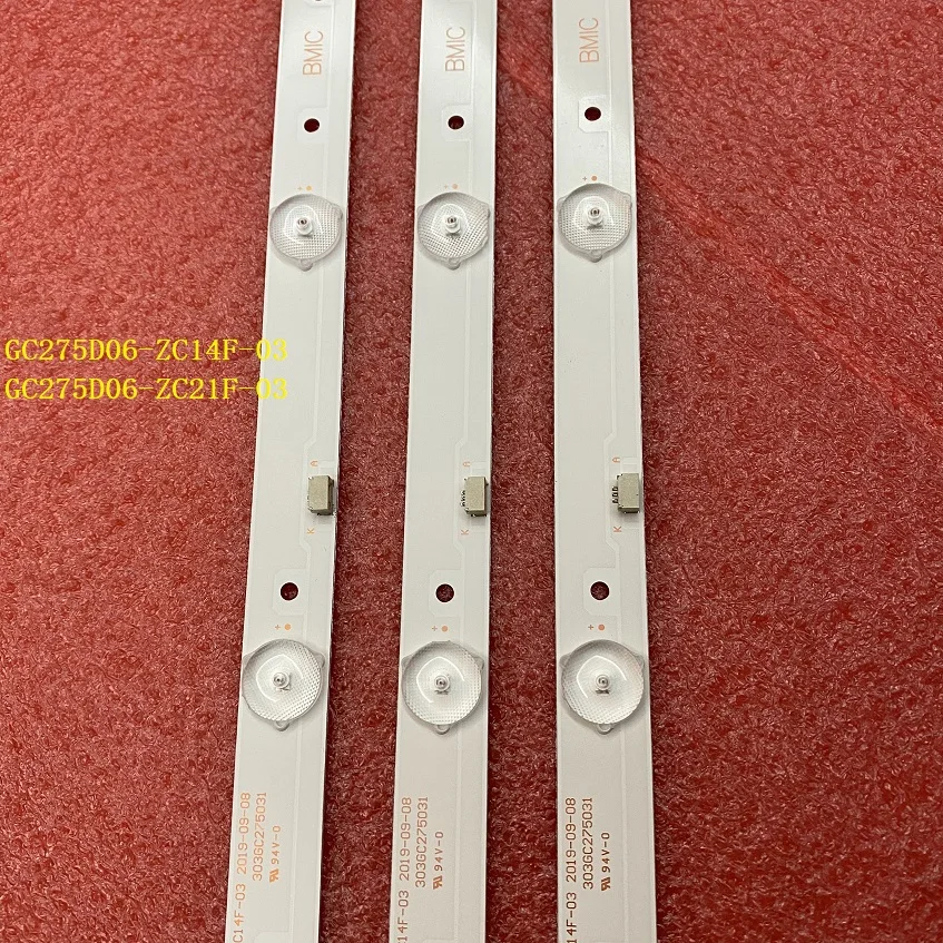 3pcs/set LED Backlight bar For 28PHF2056/T3 GC275D06-ZC14F-03 GC275D06-ZC21F-03 303GC275031 | Лампы и освещение