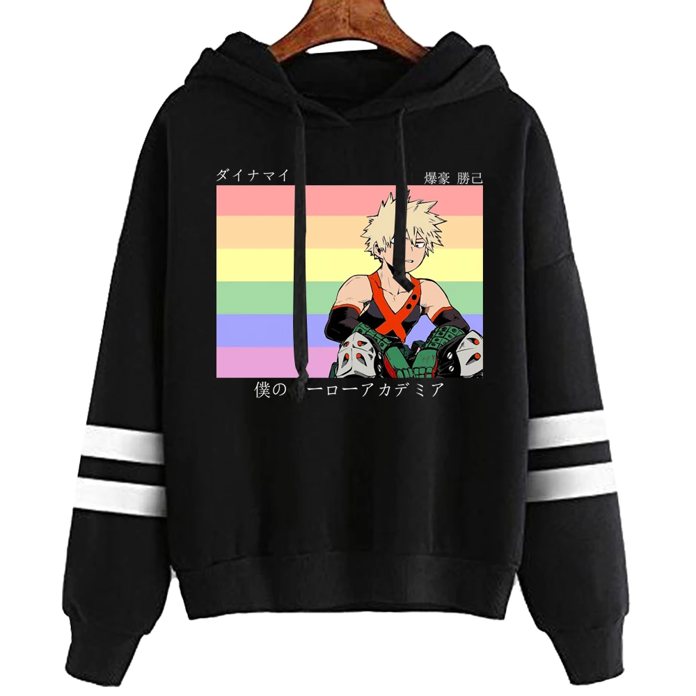 

Harajuku my hero academia Unisex Hoodies Japanese Anime Bakugou Katsuki Printed Men's Hoodie Streetwear Casual Sweatshirts