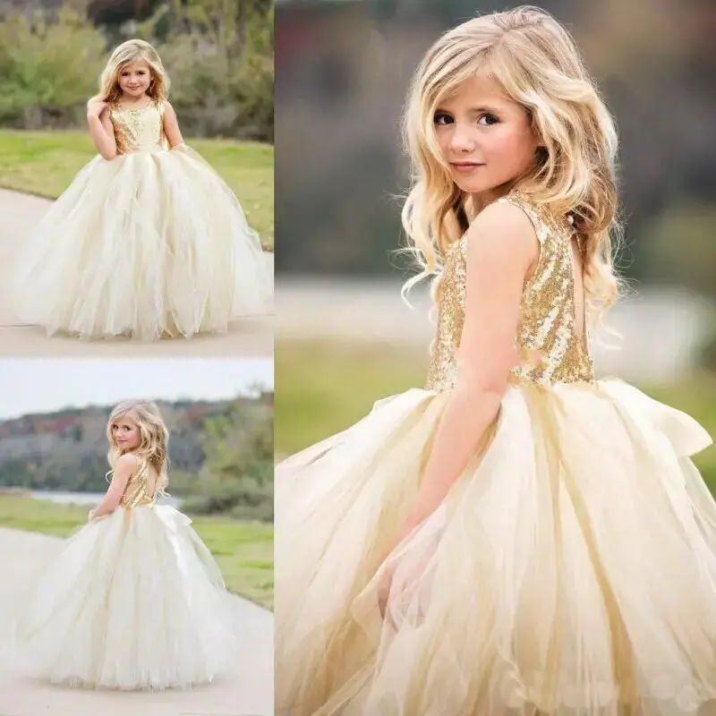 Prinses Lovertjes Top Bloem Meisjes Jurken Voor Bruiloften Tulle Meisjes Pageant Baljurken Hollow Terug Jewel Prinses Lovertjes Top Bloem Meisjes Jurken Voor Bruiloften Tulle Meisjes Pageant Baljurken Hollow Terug Jewel