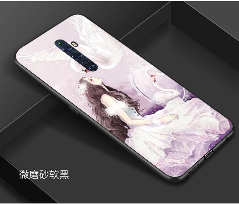 12 Для OPPO Reno2 Z чехол милый мультяшный Мягкий силиконовый чехол для OPPO Reno 2Z 2 Z чехол для телефона s черный бампер Капа для OPPO Reno2Z - Цвет: 12