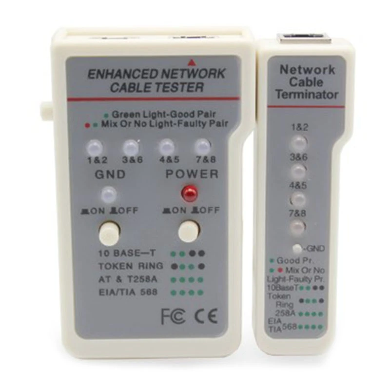 Инструмент Многофункциональный сетевой тестер RJ45RJ11 телефонный кабельный тестер для линии
